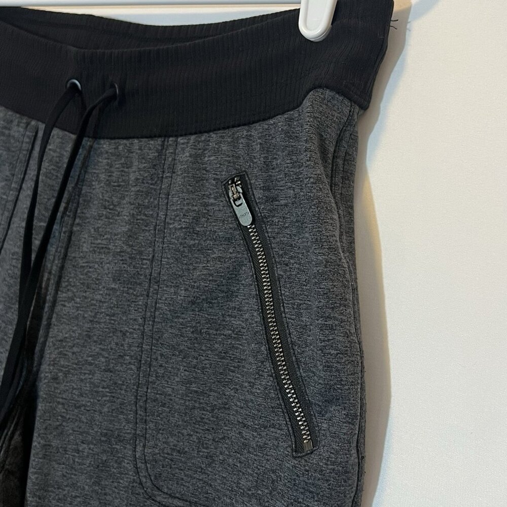 Athleta Women’s Flux Street Jogger Small Ankle Zip Gray Drawstring Athleisure - Picture 14 of 16
